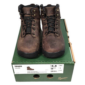 Danner Womens Sz 6.5 M Caliper 5" Brown Leather Waterproof Work Boots 19460 USA
